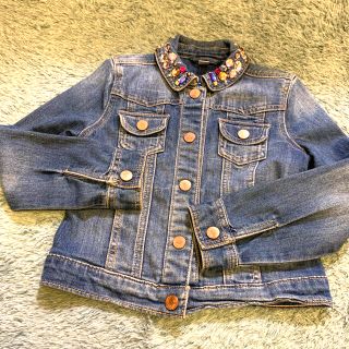 ギャップキッズ(GAP Kids)のGAP Gジャン デニムジャケット　ビジュー付き　120(ジャケット/上着)