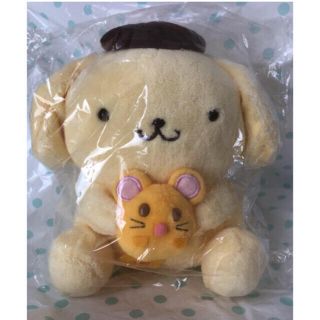 サンリオ(サンリオ)のポムポムプリン  ねずみ　ぬいぐるみ　(ぬいぐるみ)