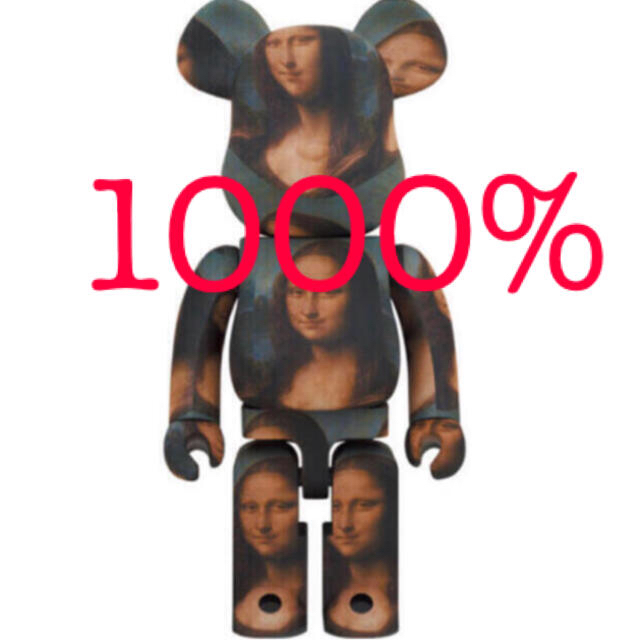 BE@RBRICK LEONARD DE VINCI Mona Lisa1000%