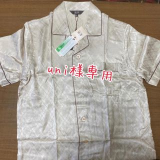 金三塔 紳士 XL シルク パジャマ 半袖(その他)