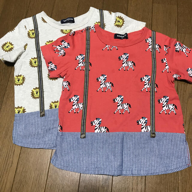 kladskap(クレードスコープ)のクレードスコープ　100 Tシャツ　2枚セット キッズ/ベビー/マタニティのキッズ服男の子用(90cm~)(Tシャツ/カットソー)の商品写真