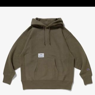 ダブルタップス(W)taps)のsサイズ champion x WTAPS HOODED OLIVE(パーカー)