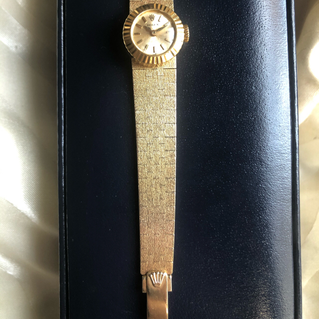 ROLEX(ロレックス)のロレックス カメレオンオリジナル18kゴールドベルトオーキッド松嶋菜々子 レディースのファッション小物(腕時計)の商品写真