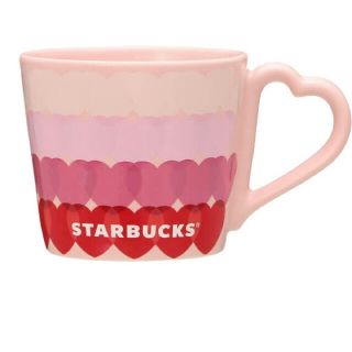 スターバックスコーヒー(Starbucks Coffee)のバレンタイン2021 マグステッカーハート(グラス/カップ)
