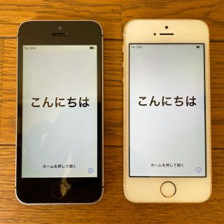 アップル(Apple)の【ジャンク】iphone SE （第一世代）本体　2台(スマートフォン本体)