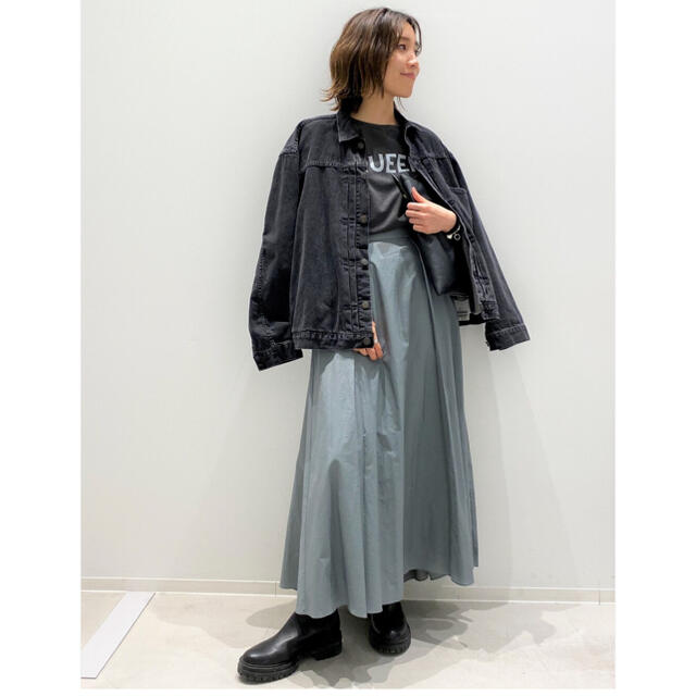 アパルトモン HAVEL studio Flare Skirt カーキ セージ