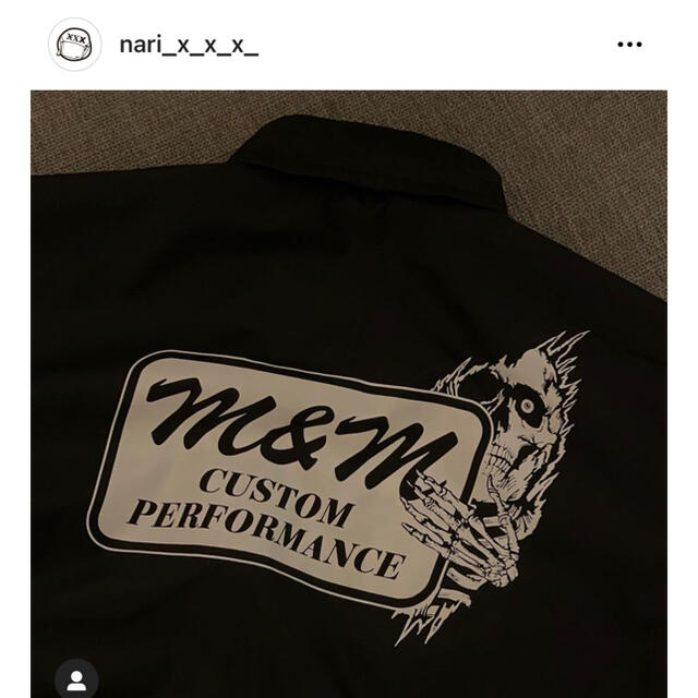 M&M×MASSES COACH JACKET コーチジャケット　キムタク