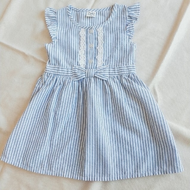 【美品】ワンピース キッズ/ベビー/マタニティのキッズ服女の子用(90cm~)(ワンピース)の商品写真