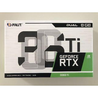 新品未開封品　Palit GeForce RTX 3060 Ti Dual 8G(PCパーツ)