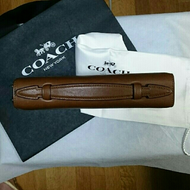 COACH(コーチ)のコーチ  スポーツカーフレザー  ダブルジップ トラベルオーガナイザー メンズのバッグ(その他)の商品写真