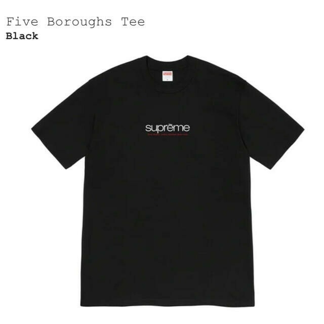 Tシャツ/カットソー(半袖/袖なし)Supreme Five Boroughs Tee