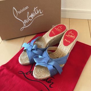 クリスチャンルブタン(Christian Louboutin)の♡超美品♡ ルブタン ウエッジサンダル(サンダル)