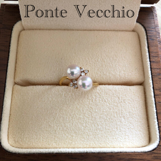 PonteVecchio - K18 ✴︎Ponte Vecchio✴︎ パール&ダイヤモンド PonteVecchio - K18 ✴︎Ponte Vecchio✴︎ パール&ダイヤモンド