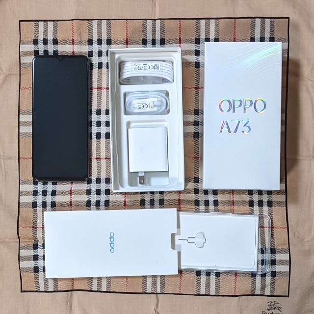 OPPO(オッポ)の【新品未使用】OPPO A73　simフリー スマホ/家電/カメラのスマートフォン/携帯電話(スマートフォン本体)の商品写真