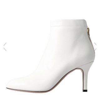 【お値下げ】新品 PELLICO バックジップショートブーツ 38 ホワイト