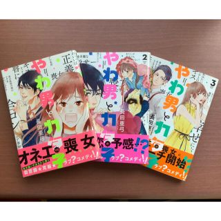 「やわ男とカタ子」1〜3巻セット(女性漫画)