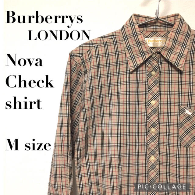 BURBERRY(バーバリー)のバーバリー ロンドン ノバチェック シャツ Mサイズ レディースのトップス(シャツ/ブラウス(長袖/七分))の商品写真