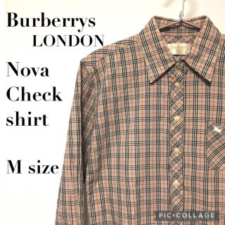 バーバリー(BURBERRY)のバーバリー ロンドン ノバチェック シャツ Mサイズ(シャツ/ブラウス(長袖/七分))