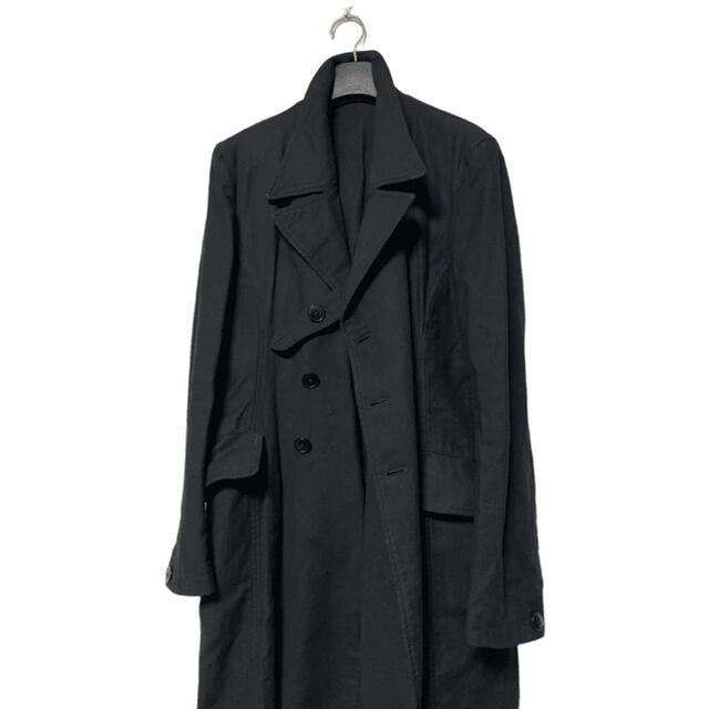 Yohji Yamamoto(ヨウジヤマモト)の 11AW ヨウジヤマモト コットンダブルコート 【1652】 メンズのジャケット/アウター(チェスターコート)の商品写真