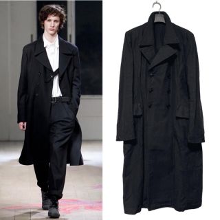 ヨウジヤマモト(Yohji Yamamoto)の 11AW ヨウジヤマモト コットンダブルコート 【1652】(チェスターコート)