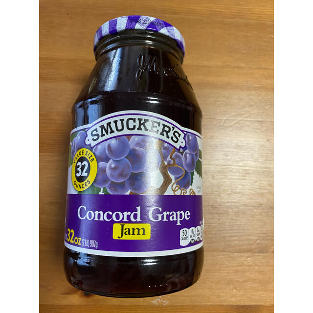 SMUCKER'S Concord Grape ジャム　グレープジャム 食品/飲料/酒の加工食品(缶詰/瓶詰)の商品写真