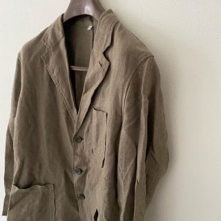 アーペーセー(A.P.C)の80年代　フランス製　リネンジャケット(テーラードジャケット)