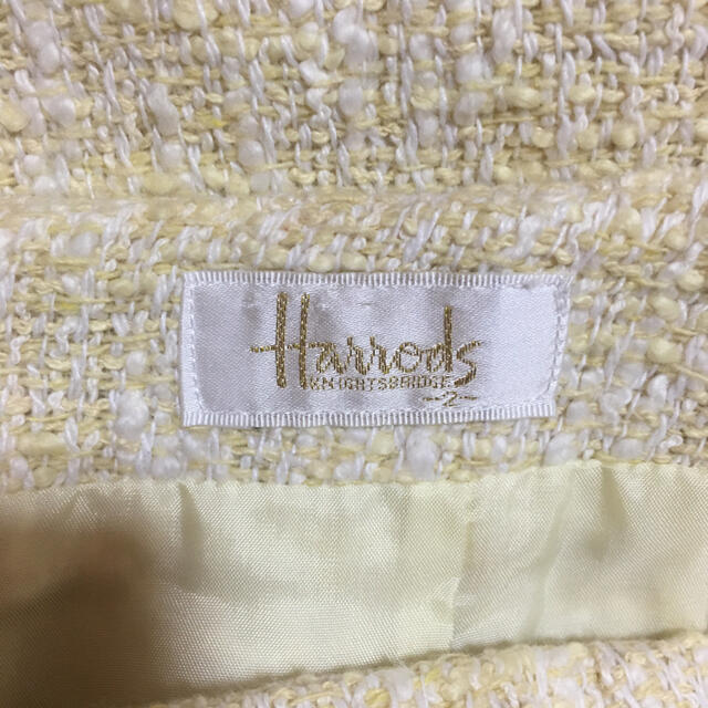 Harrods(ハロッズ)の【一度使用】ハロッズ 可愛いパステルカラー  コットンツイードスカート レディースのスカート(ひざ丈スカート)の商品写真