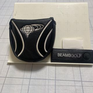 ビームス(BEAMS)のBEAMS GOLFパターカバー FIDLOCK式（ネオマレット型）ブラック(その他)