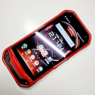 キョウセラ(京セラ)のro505 au SIMフリー 京セラ TORQUE G03 KYV41 レッド(スマートフォン本体)