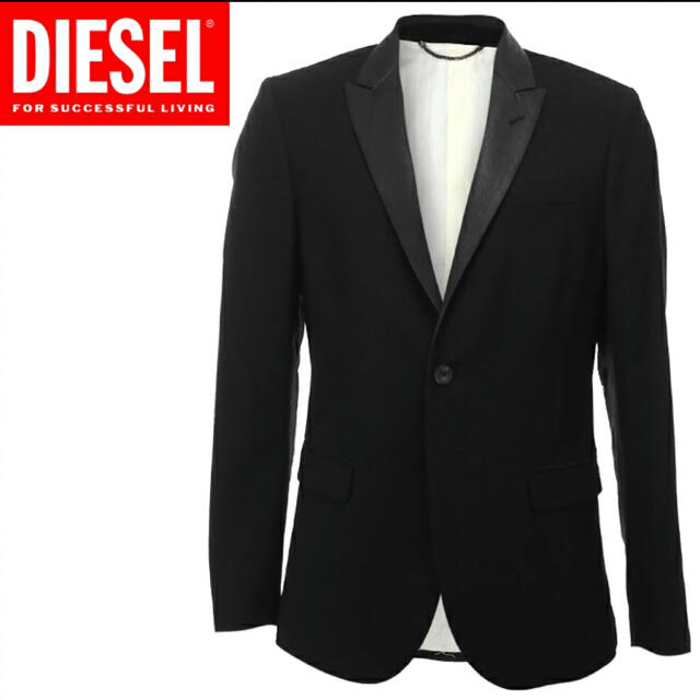 DIESEL テーラードジャケット J-EUERYコットン100％裏地袖部