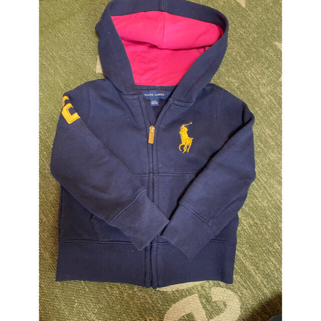 Ralph Lauren(ラルフローレン)のラルフバイカラーパーカー キッズ/ベビー/マタニティのキッズ服女の子用(90cm~)(ジャケット/上着)の商品写真