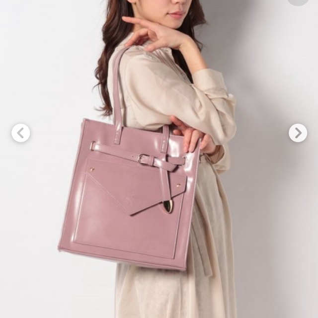 axes femme(アクシーズファム)のアクシーズファム   バック　ピンク色 レディースのバッグ(トートバッグ)の商品写真