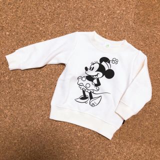 ディズニー(Disney)の【新品未使用】ミニー トレーナー 裏起毛(トレーナー)