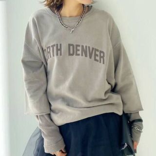 アパルトモンドゥーズィエムクラス(L'Appartement DEUXIEME CLASSE)の【STAMMBAUM/シュタンバウム】H/S LOGO Sweat ベージュ(トレーナー/スウェット)