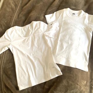 ユニクロ(UNIQLO)のる様専用＊ユニクロＵ クルーネックTのみ(Tシャツ(半袖/袖なし))