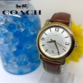 コーチ(COACH)のコーチ　腕時計　ユニセックス　デイト入り　新品電池です☆(腕時計)