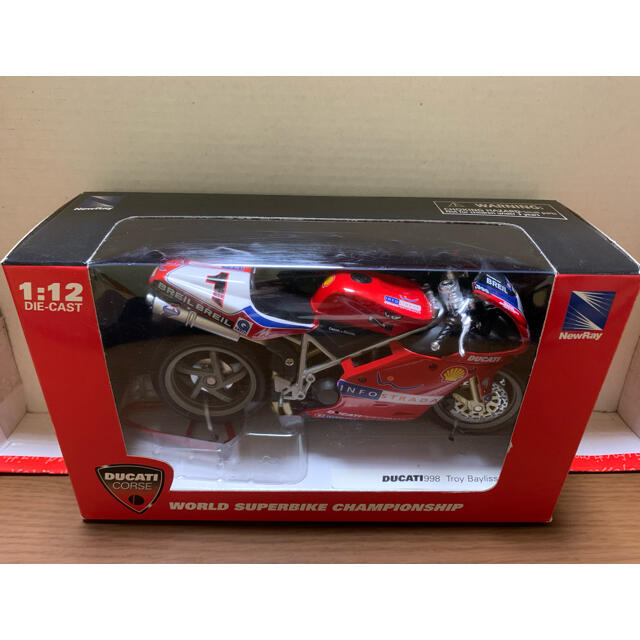 未使用に近い❗1/12  MINICHANPS  DUCATI  998