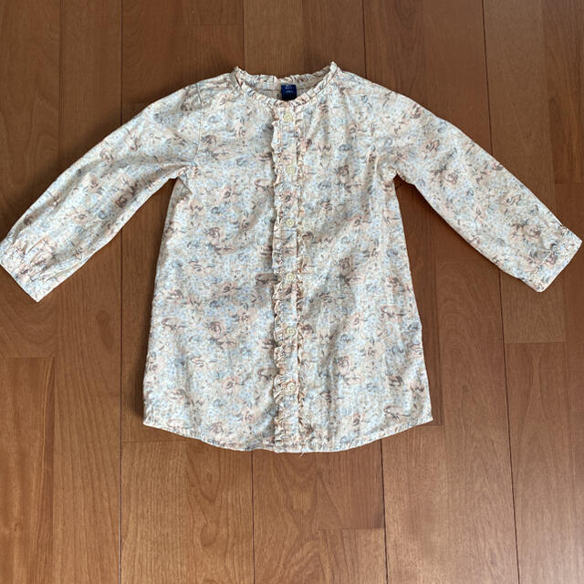 babyGAP(ベビーギャップ)のbaby Gap シャツワンピース　95cm キッズ/ベビー/マタニティのキッズ服女の子用(90cm~)(ワンピース)の商品写真