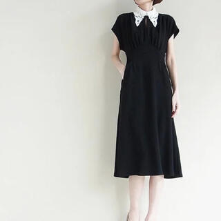 マメ(mame)のmame18SS Silk Lace Collar A-Line Dress(ロングワンピース/マキシワンピース)