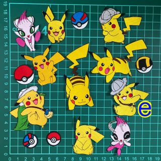 ポケモン(ポケモン)のえもちゃん様　ポケモン　e 、gワッペン(各種パーツ)