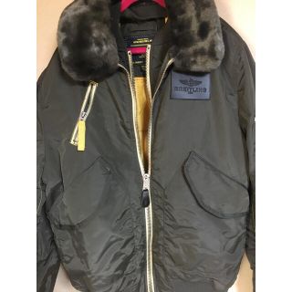 アルファインダストリーズ(ALPHA INDUSTRIES)のアルファ　ブライトリング　フライトジャケット　非売品(フライトジャケット)