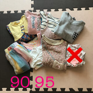 女の子 春夏服 まとめ売り 90 95(Tシャツ/カットソー)
