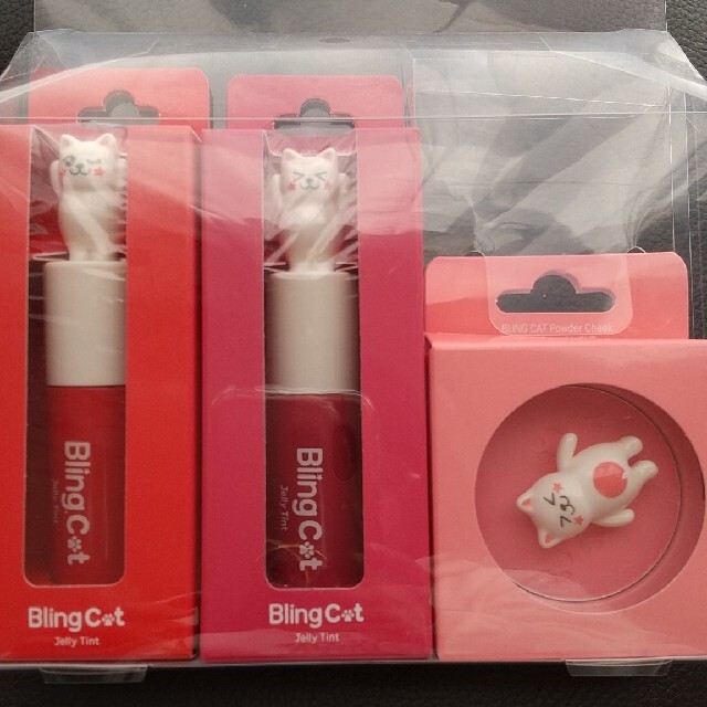 新品未使用 トニーモリー ブリングキャット 化粧品3個セット トニーモリー ネコ BCリップティント