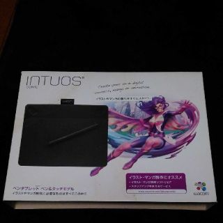 ワコム(Wacom)のワコム ペンタブレット Intuos Comic CTH-490/K1 ブラック(タブレット)