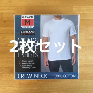 コストコ(コストコ)の【送料込み】カークランド メンズクルーネックTシャツ Mサイズ [2枚セット](Tシャツ/カットソー(半袖/袖なし))