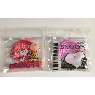 スヌーピー(SNOOPY)のスヌーピー　携帯歯ブラシセット　絵柄違い2個セット　SNOOPY 旅行用はみがき(歯ブラシ/デンタルフロス)