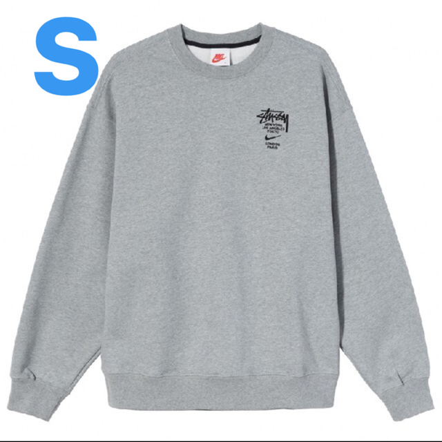 S STUSSY NIKE NRG ZR CREW FLEECE grey