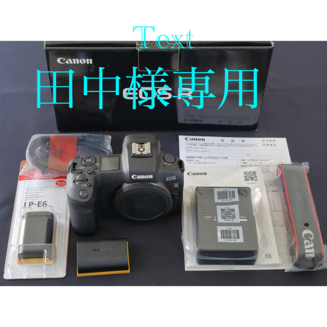 Canon - キヤノン EOS R 美品  保証書付き センサークリーニング済み