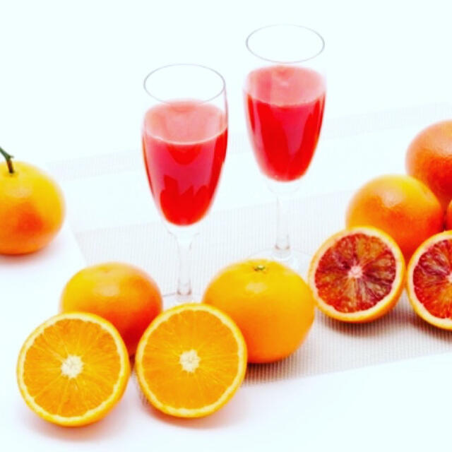 ブラッドオレンジ（優品） 食品/飲料/酒の食品(フルーツ)の商品写真