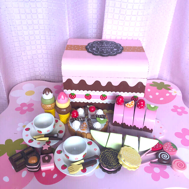 マザーガーデン ストロベリーチョコレートパーティ キッズ/ベビー/マタニティのおもちゃ(知育玩具)の商品写真